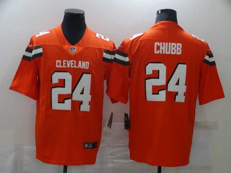 Nike Browns 24 Nick Chubb Orange Vapor Untouchable Limited Jersey,We sell and wholesale Nike Browns 24 Nick Chubb Orange Vapor Untouchable Limited Jersey on line form chian!
